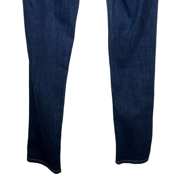 White House Black Market Dark Blue Straight Leg Jeans - Picture 6 of 13